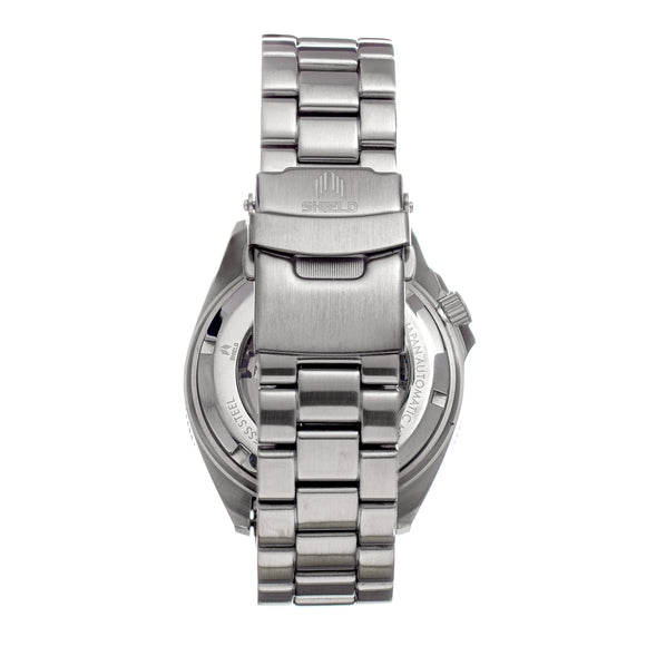 Shield Atlantis Abalone Bracelet Watch w/Date - Blue - SLDSH108-5