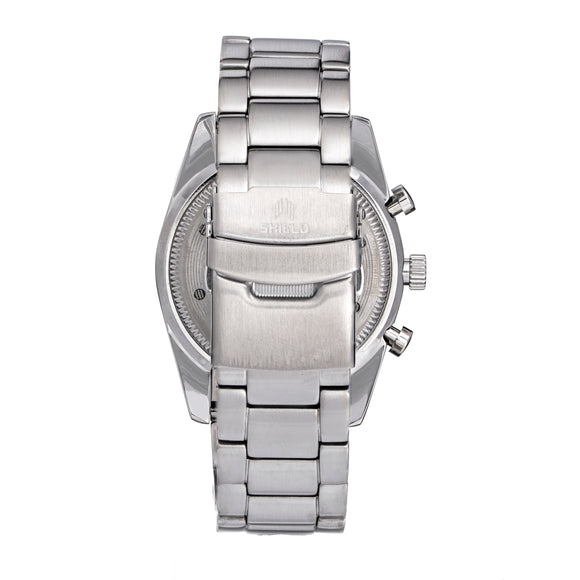 Shield Exley Bracelet Men's Chronograph Diver Watch - Navy/Grey