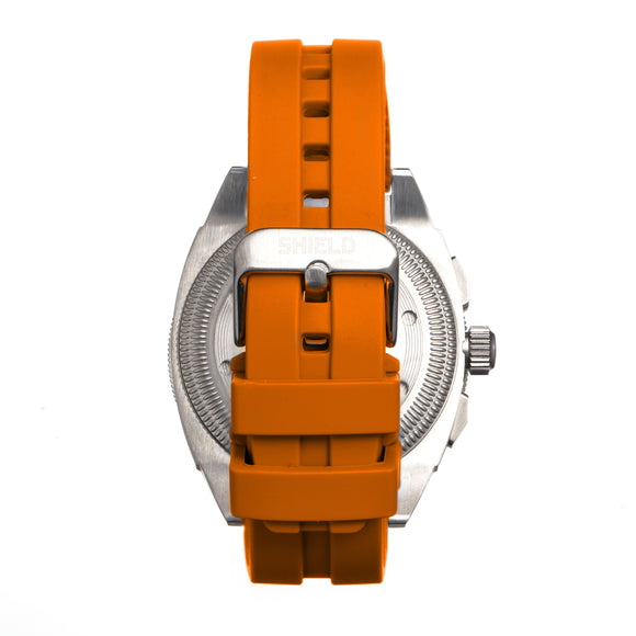 Shield Sonar Chronograph Strap Watch w/Date - Orange - SLDSH113-2