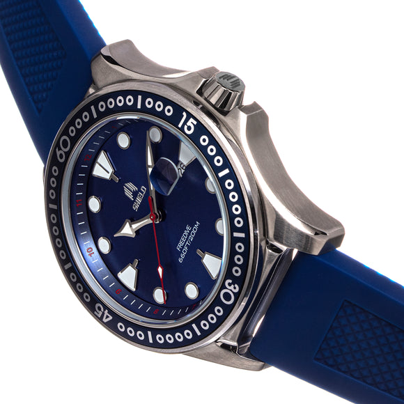 Shield Freedive Strap Watch w/Date - Navy - SLDSH115-4