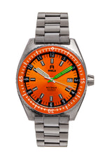 Shield Nitrox Bracelet Watch w/Date - Orange - SLDSH114-2