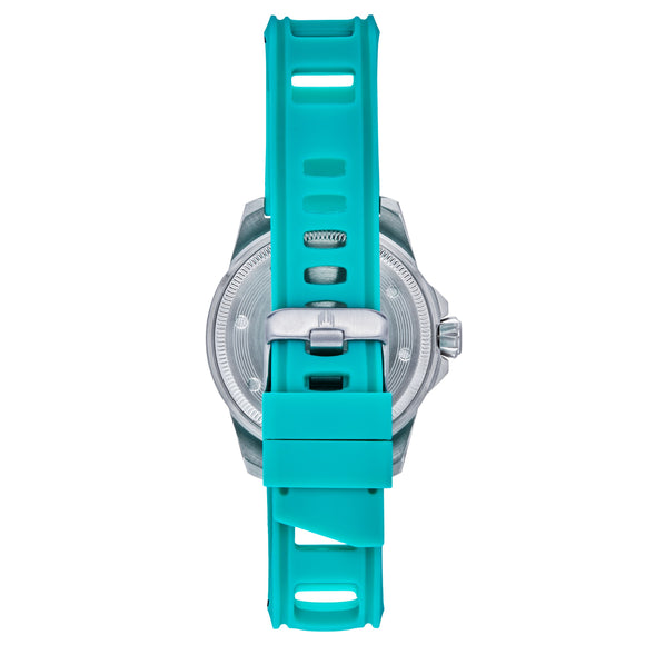 Shield Reef Strap Watch w/Date - Turquoise - SLDSH119-5
