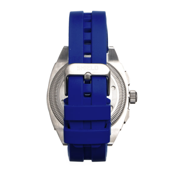 Shield Sonar Chronograph Strap Watch w/Date - Dark Blue - SLDSH113-4
