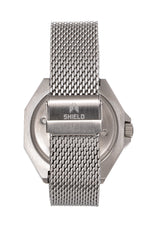 Shield Marco Bracelet Watch w/Date - Black/Navy - SLDSH116-7