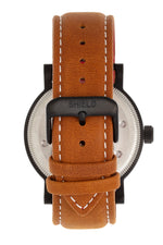 Shield Gilliam Leather-Band Men's Diver Watch - Black/Green