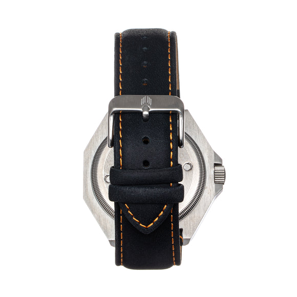Shield Marco Leather-Band Watch w/Date - Dusty Blue - SLDSH116-16