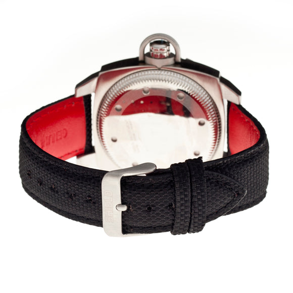 Shield Vujnovich Swiss Men's Diver Watch w/Date - Silver/Black