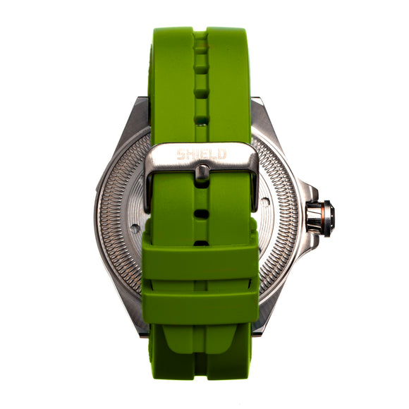 Shield Vessel Strap Watch w/Date - Green - SLDSH112-4