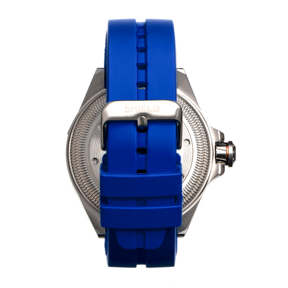Shield Vessel Strap Watch w/Date - Dark Blue - SLDSH112-5