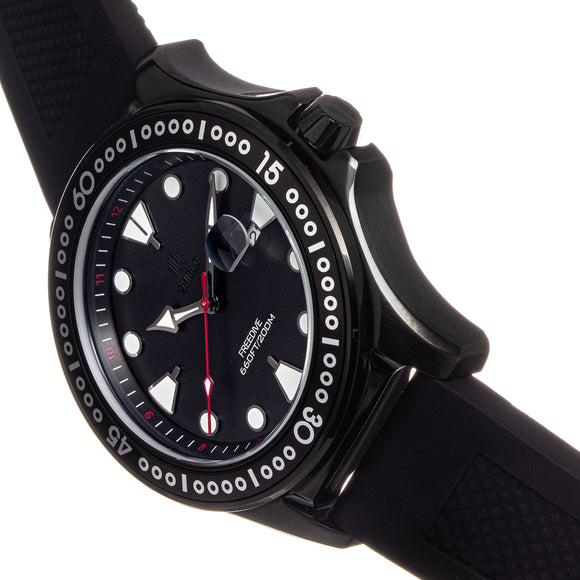 Shield Freedive Strap Watch w/Date - Black - SLDSH115-6