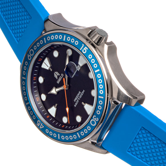 Shield Freedive Strap Watch w/Date - Light Blue - SLDSH115-5