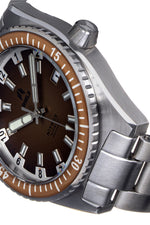 Shield Nitrox Bracelet Watch w/Date - Brown - SLDSH114-5