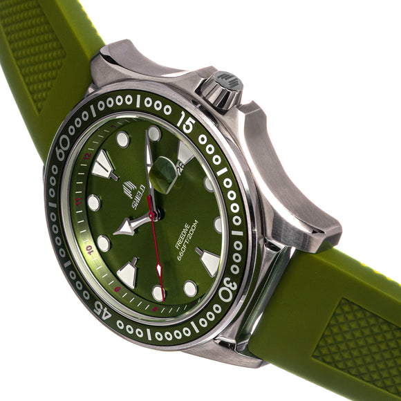 Shield Freedive Strap Watch w/Date - Green - SLDSH115-3