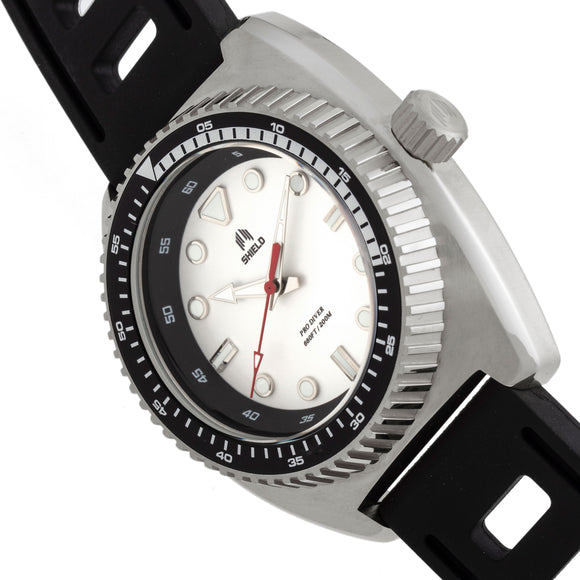 Shield Dreyer Men's Diver Strap Watch - Silver