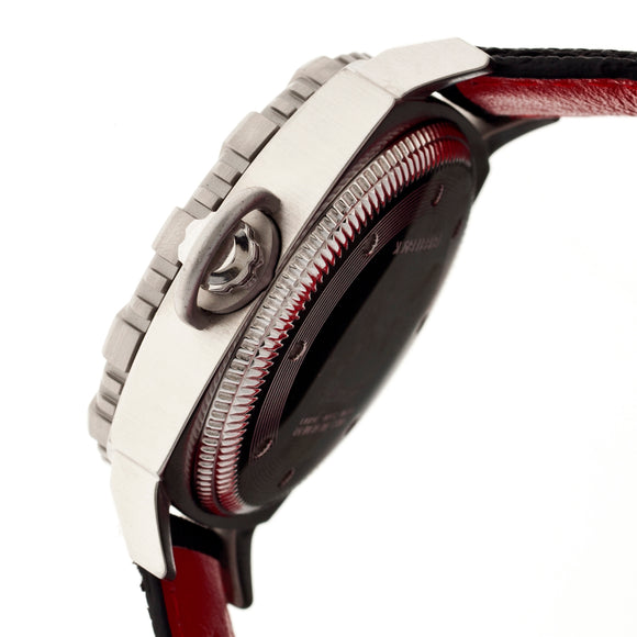 Shield Vujnovich Swiss Men's Diver Watch w/Date - Silver/Black