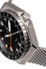 Shield Marco Bracelet Watch w/Date - Black - SLDSH116-1