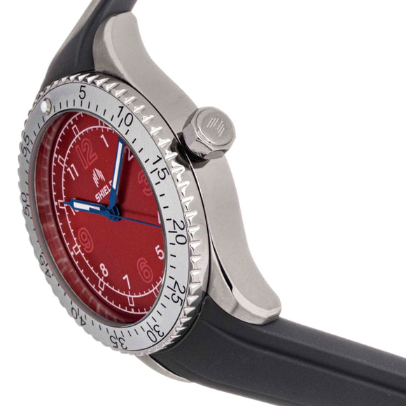 Shield Pacific Strap Watch - Grey/Red - SLDSH117-6