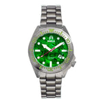 Shield Atlantis Abalone Bracelet Watch w/Date - Green - SLDSH108-3