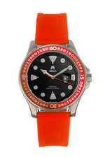 Shield Freedive Strap Watch w/Date - Orange