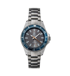 Shield Abyss Bracelet Watch - Grey/Light Blue - SLDSH111-4