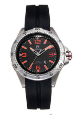 Shield Vessel Strap Watch w/Date - Black - SLDSH112-1