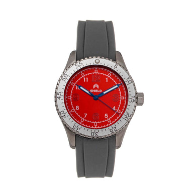 Shield Pacific Strap Watch - Grey/Red - SLDSH117-6