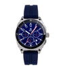 Shield Sonar Chronograph Strap Watch w/Date - Dark Blue - SLDSH113-4