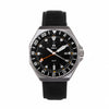 Shield Marco Leather-Band Watch w/Date - Black - SLDSH116-9