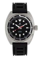 Shield Dreyer Men's Diver Strap Watch - Silver/Black