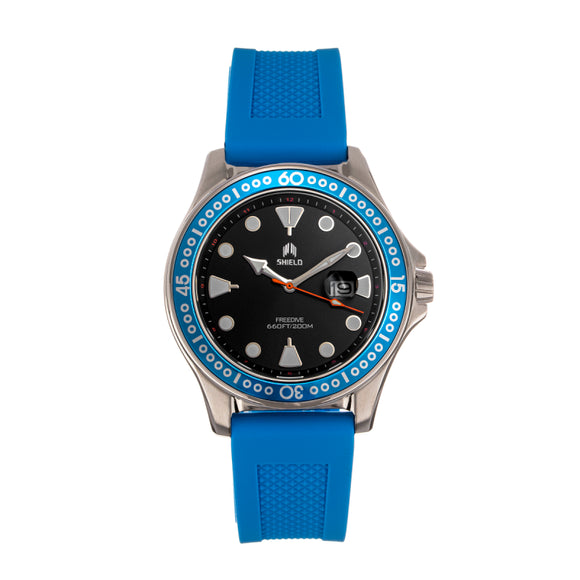 Shield Freedive Strap Watch w/Date - Light Blue
