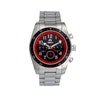 Shield Exley Bracelet Men's Chronograph Diver Watch - Black/Red