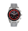 Shield Exley Bracelet Men's Chronograph Diver Watch - Black/Red