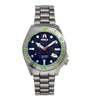 Shield Atlantis Abalone Bracelet Watch w/Date - Black - SLDSH108-2