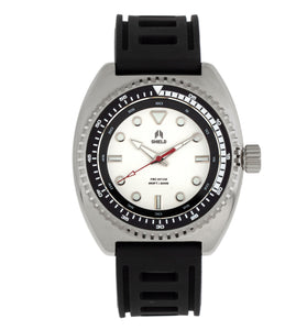 Shield Dreyer Men's Diver Strap Watch - Silver