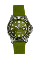 Shield Freedive Strap Watch w/Date - Green