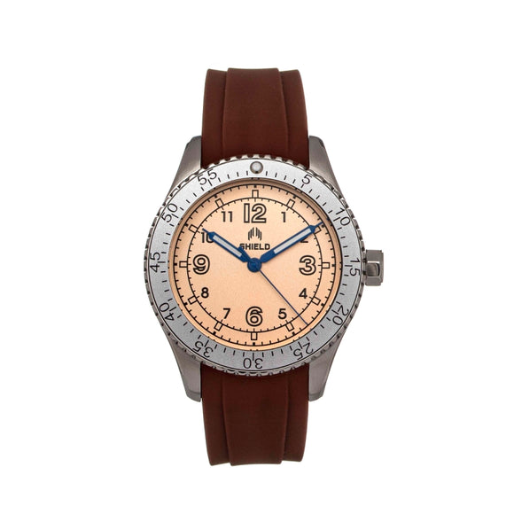 Shield Pacific Strap Watch - Brown/Copper - SLDSH117-1