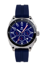 Shield Sonar Chronograph Strap Watch w/Date - Dark Blue