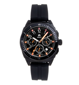 Shield Sonar Chronograph Strap Watch w/Date - Black - SLDSH113-5