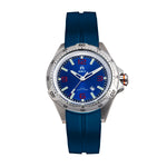 Shield Vessel Strap Watch w/Date - Dark Blue - SLDSH112-5