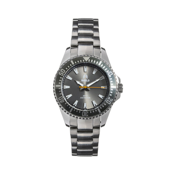 Shield Abyss Bracelet Watch - Grey