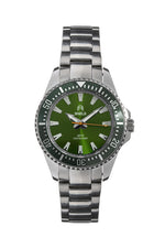 Shield Abyss Bracelet Watch - Green/Grey