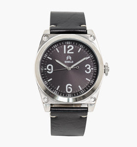 Shield Cavern Strap Watch - Black