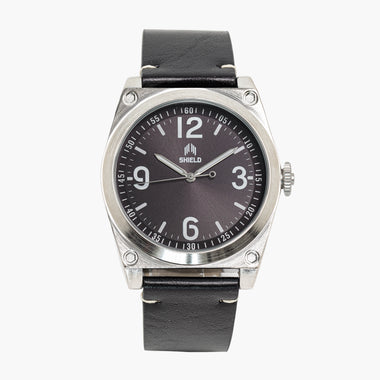 Shield Cavern Strap Watch - Black