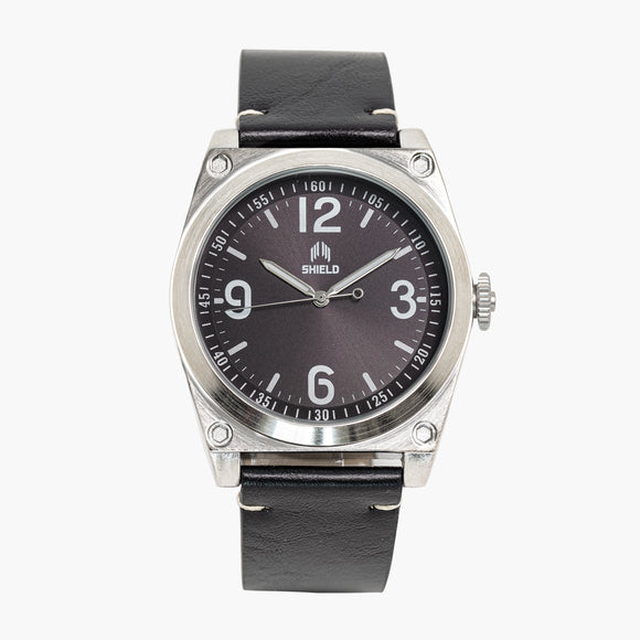 Shield Cavern Strap Watch - Black