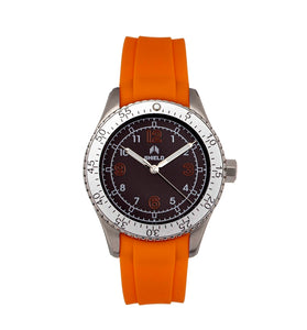 Shield Pacific Strap Watch - Orange/Black - SLDSH117-5