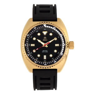 Shield Dreyer Men's Diver Strap Watch - Gold/Black