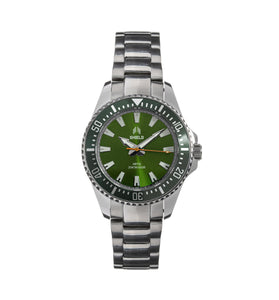 Shield Abyss Bracelet Watch - Green/Grey- SLDSH111-3