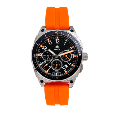 Shield Sonar Chronograph Strap Watch w/Date - Orange - SLDSH113-2