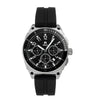 Shield Sonar Chronograph Strap Watch w/Date - Black/Silver - SLDSH113-1