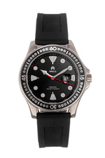 Shield Freedive Strap Watch w/Date - Black/Silver